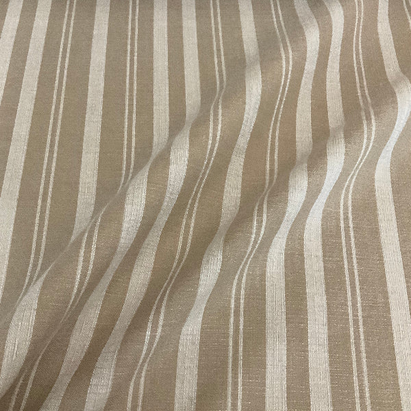 Sunbrella Tranquil Camel Beige Stripe Outdoor Upholstery Fabric