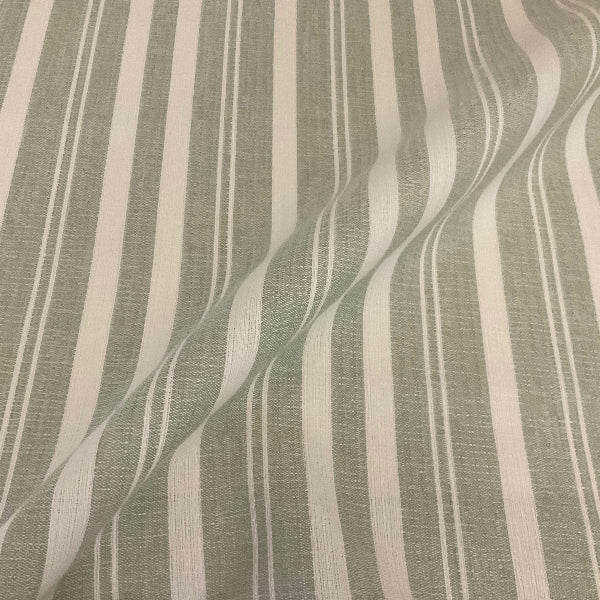 Sunbrella Tranquil Sage Green Stripe Outdoor Upholstery Fabric