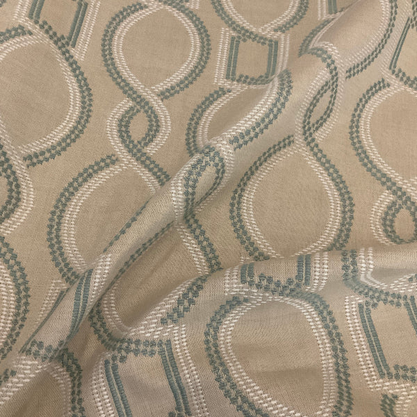 Sunbrella Twist Pool Beige Outdoor Upholstery Fabric