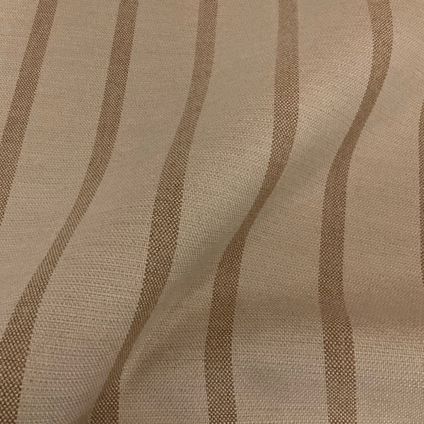 Sunbrella Unwind Driftwood Brown Stripe Outdoor Upholstery Fabric