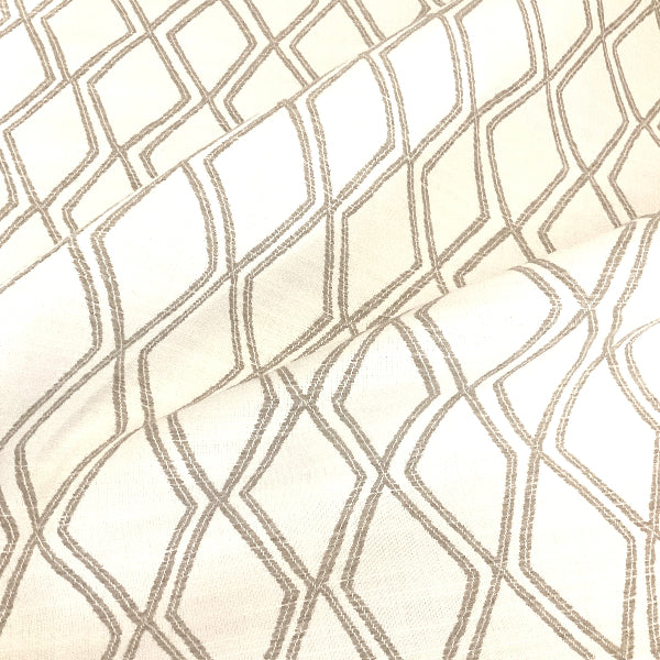 Sunbrella Voyage Dune White Beige Outdoor Upholstery Fabric
