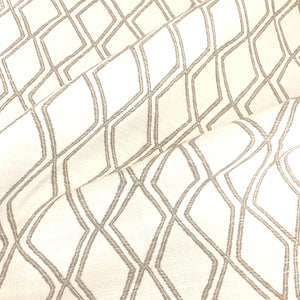 Sunbrella Voyage Dune White Beige Outdoor Upholstery Fabric