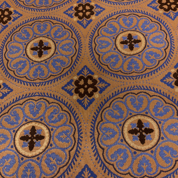 Sunbrella Zara Moroccan Blue Tapestry Outdoor Upholstery Fabric