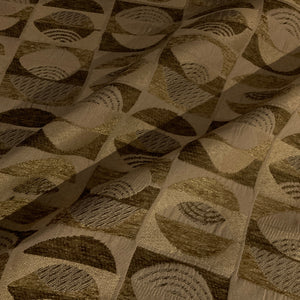 Swavelle Box Leaf Beige Chenille Upholstery Fabric