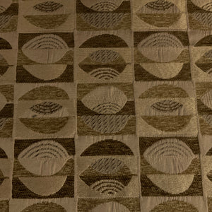 Swavelle Box Leaf Beige Chenille Upholstery Fabric