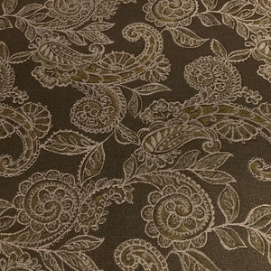 Swavelle Brown Paisley Design Upholstery Fabric