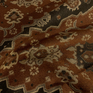 Swavelle Glastonbury Rust Brown Chenille Upholstery Fabric
