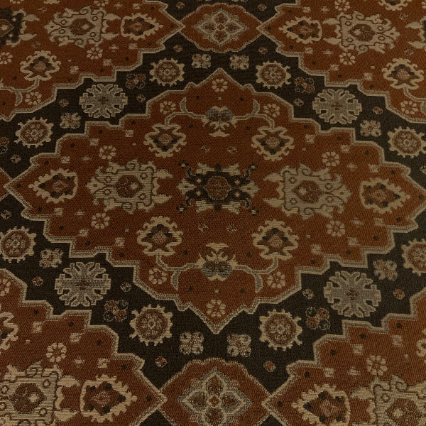 Swavelle Glastonbury Rust Brown Chenille Upholstery Fabric
