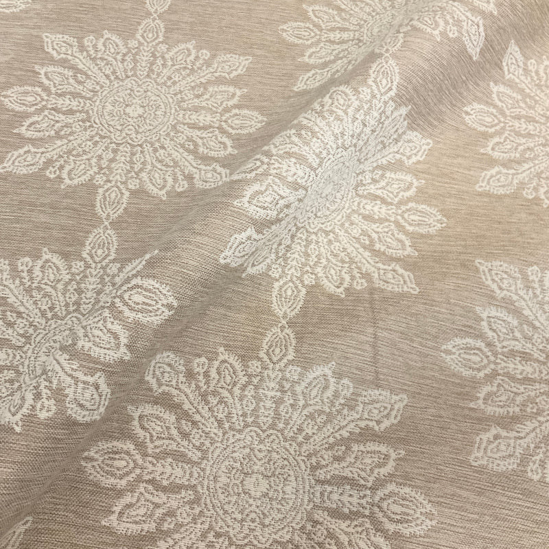 Swavelle Mill Creek Trendy Sandstone Beige Victorian Upholstery Fabric