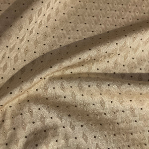 Swavelle Morse Code Cement Beige Diamond Upholstery Fabric