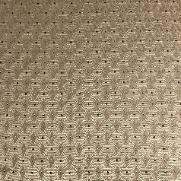 Swavelle Morse Code Cement Beige Diamond Upholstery Fabric