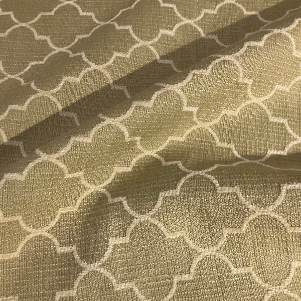 Swavelle Quarterfoil Celadon Green Upholstery Fabric