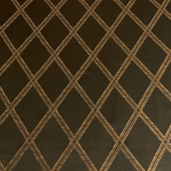 Swavelle Rames Chocolate Brown Diamond Upholstery Fabric