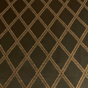 Swavelle Rames Chocolate Brown Diamond Upholstery Fabric