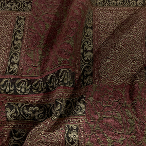 Swavelle Regal Scrollwork Pink Chenille Upholstery Fabric