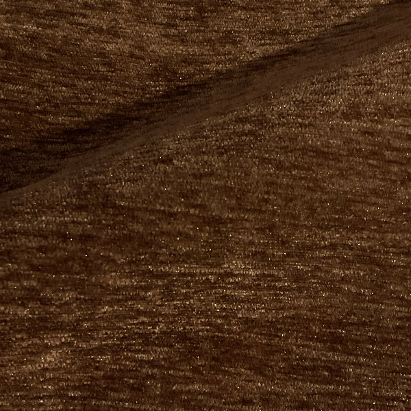 Swavelle Solid Brown Chenille Upholstery Fabric