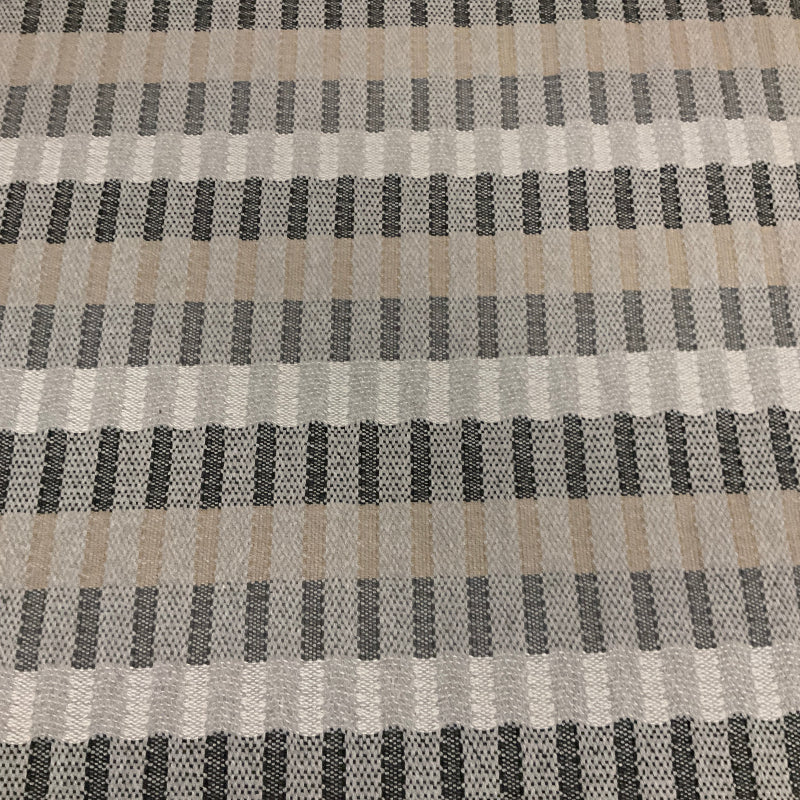 Swavelle Sooo Disco Steel Gray Stripe Upholstery Fabric