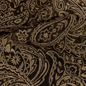 Swavelle Trepenga Cocoa Brown Paisley Upholstery Fabric