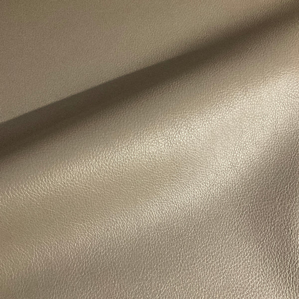 Taupe Gray Leather Grain Upholstery Vinyl