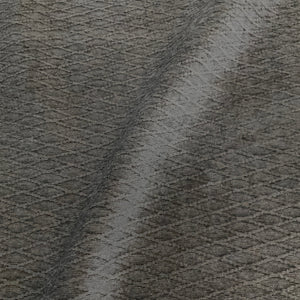 Textured Steel Gray Chenille Diamond Upholstery Fabric