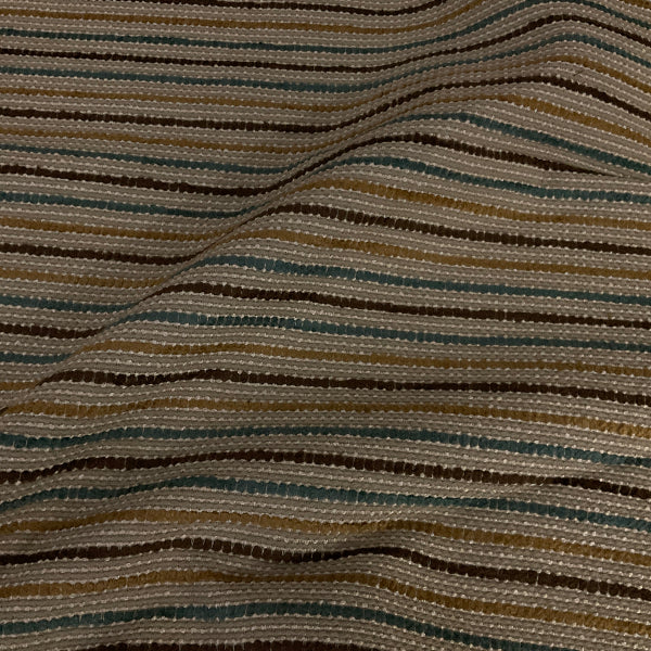 Throw Back Vintage Designer Stripe Upholstery Fabric