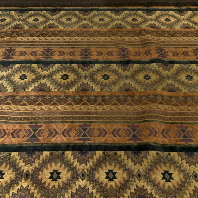 Trailride Saddle Southwest Design Upholstery Fabric