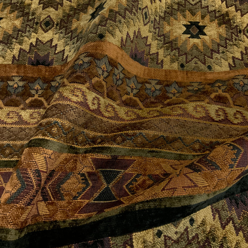 Trailride Saddle Southwest Design Upholstery Fabric