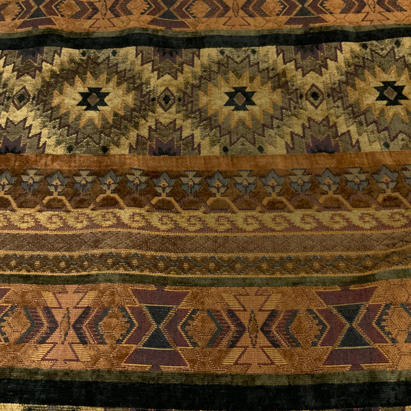 Trailride Saddle Southwest Design Upholstery Fabric