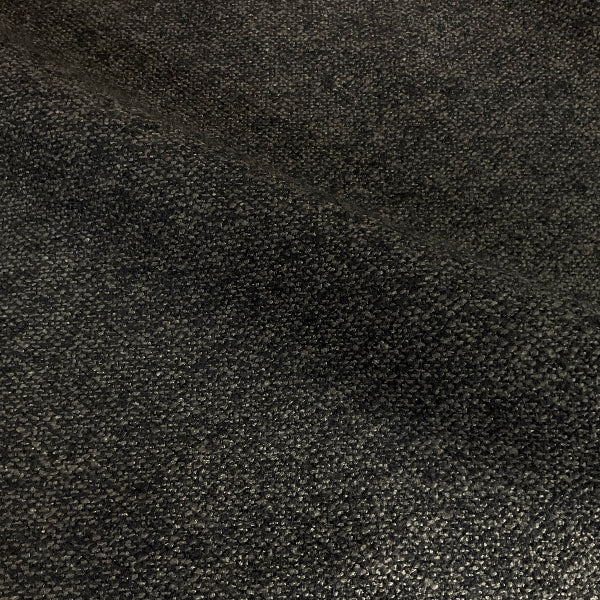 Valdese Mingle Ebony Black Gray Tweed Upholstery Fabric