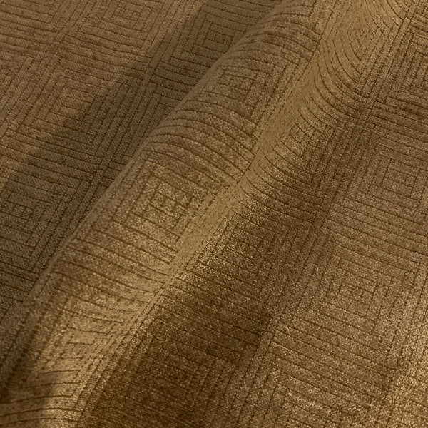 Vision Acorn Soft Brown Chenille Upholstery Fabric