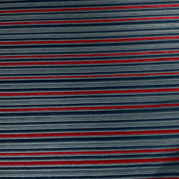 Zimmer Rohde Pepe 536 Blue Velvet Stripe Upholstery Fabric