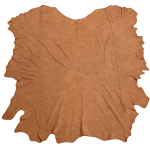 Medium Brown Toned Italian Grained Leather Full Whole Cow Hide Upholstery