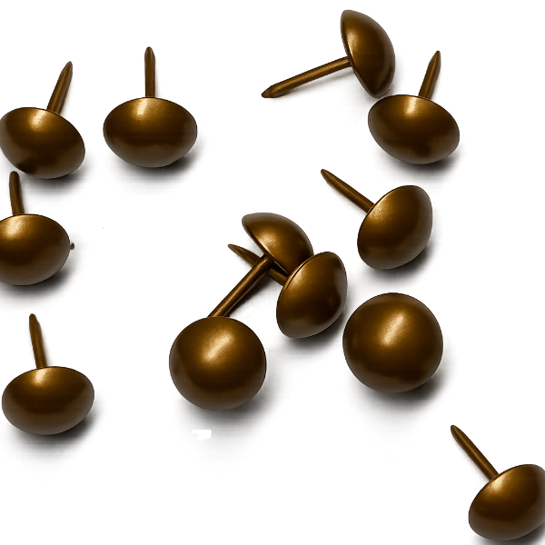 French Natural Decorative Upholstery Tacks - 100 ct