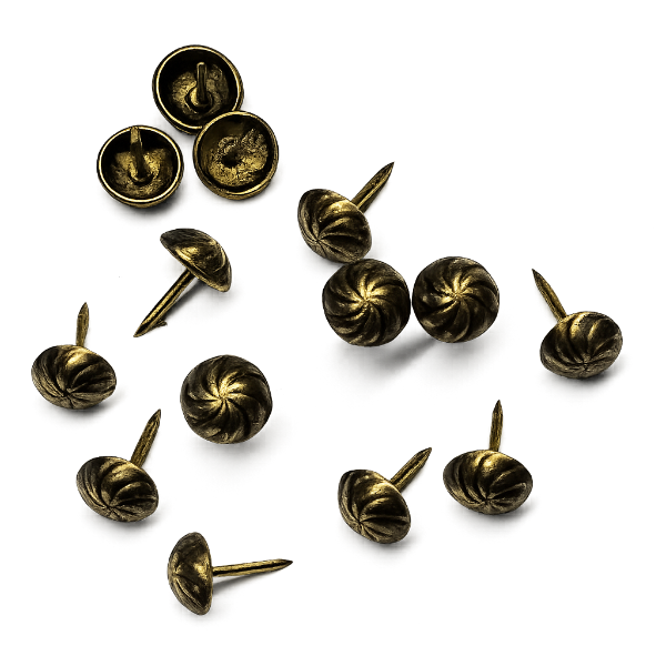 Swirl Design Decorative Upholstery Tacks - 100 ct