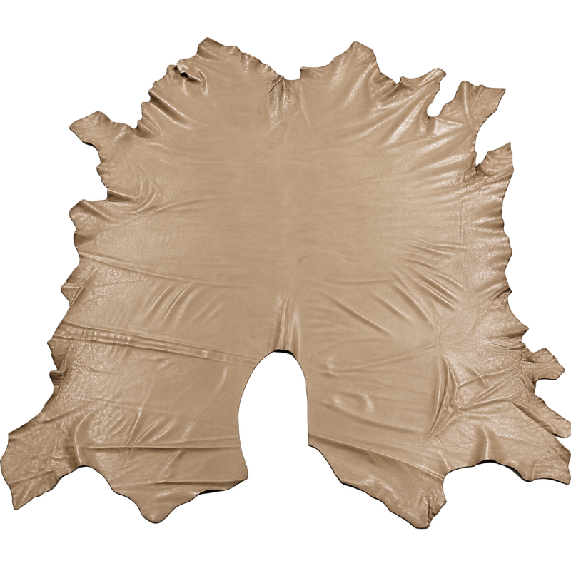 Tan Smooth Grain Leather Full Whole Cow Hide Upholstery