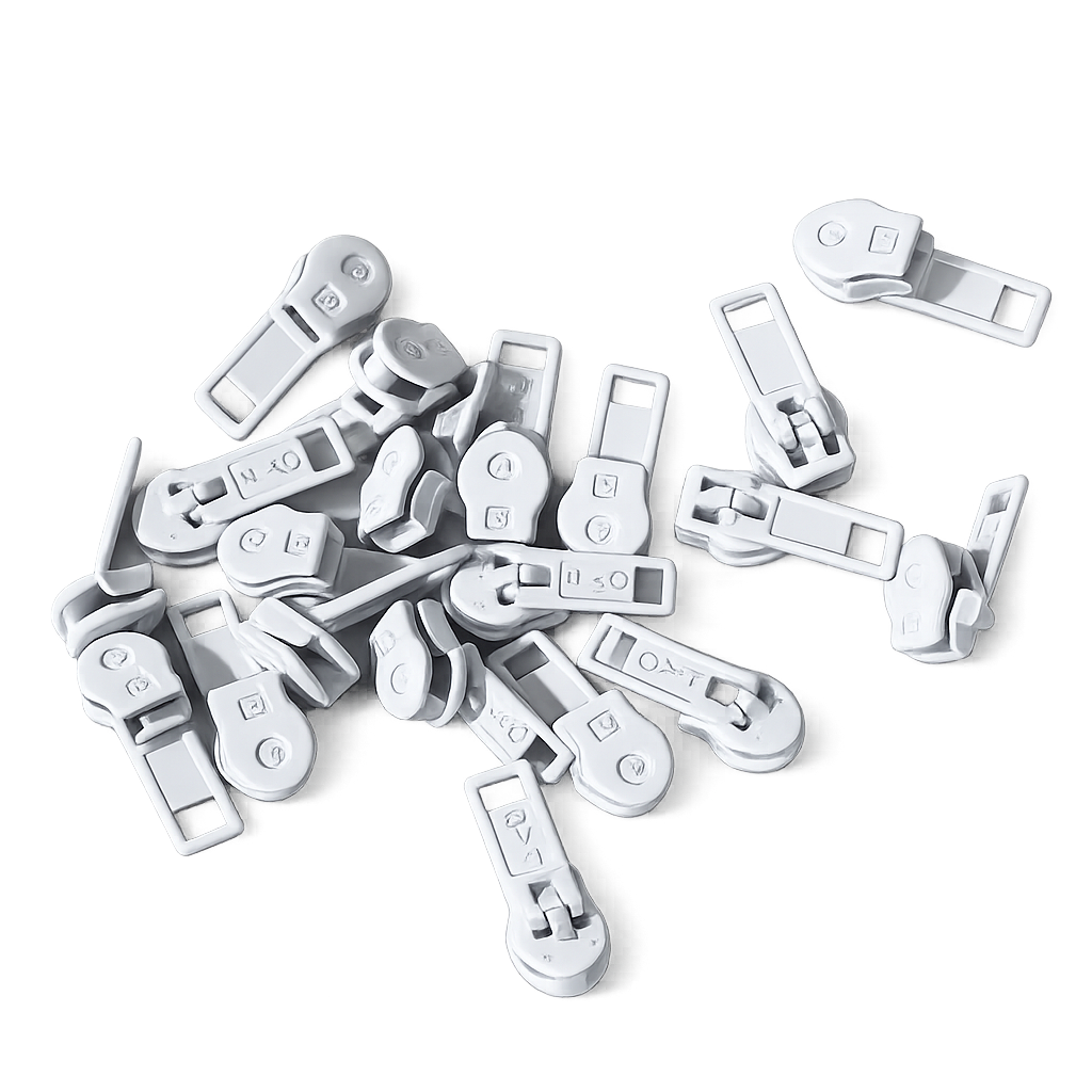 White 4.5 Upholstery Zipper Chain